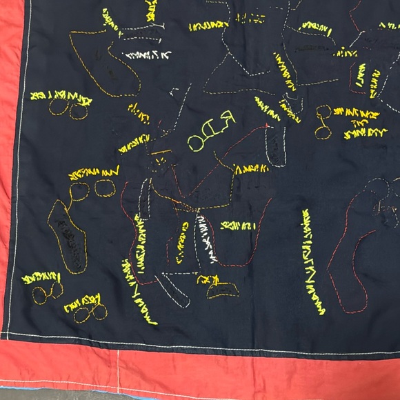 African Patchwork Map Wall Tapestry - Picture 13 of 17